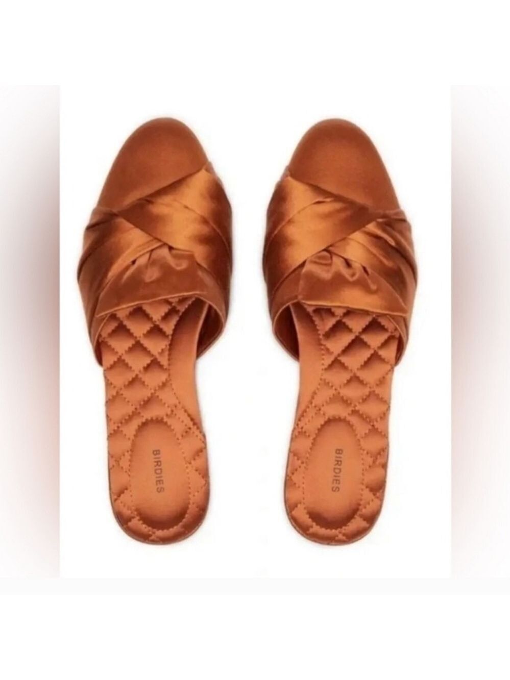 Birdies The Songbird Copper Satin Mule